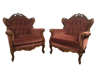 Lot 493 - MAHOGANY FRAMED PARLOUR SUITE