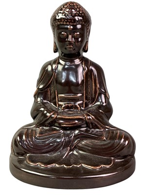 Lot 654 - CERAMIC FIGURE OF BUDDHA