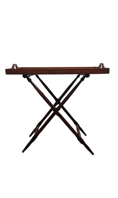 Lot 463 - SATINWOOD BUTLER'S TRAY ON STAND