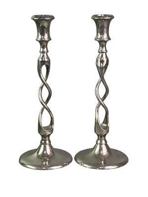 Lot 563 - GROUP OF CANDLESTICK HOLDERS