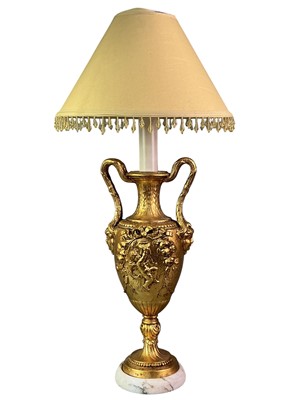 Lot 175 - URN TABLE LAMP