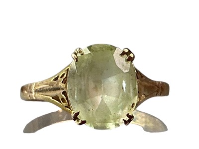 Lot 694 - GROUP OF FIVE DRESS RINGS