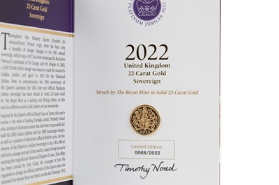 Lot 106 - QUEEN ELIZABETH II PLATINUM JUBILEE GOLD SOVEREIGN