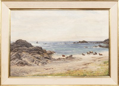 Lot 740 - JOHN JAMES BANNATYNE RSW (SCOTTISH 1836 - 1911)