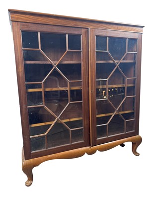 Lot 578 - MAHOGANY BOOKCASE