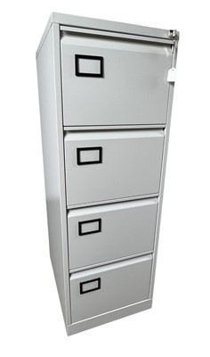Lot 580 - MODERN METAL FILING CABINET
