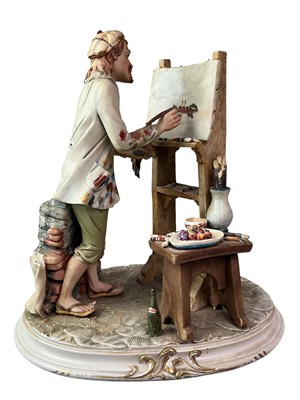 Lot 210A - CAPODIMONTE FIGURE
