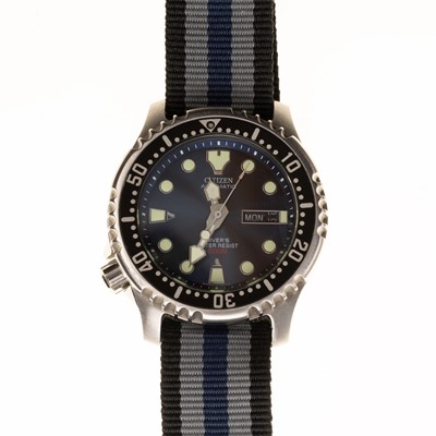 Lot 802 - CITIZEN, AUTOMATIC DIVER'S WATCH