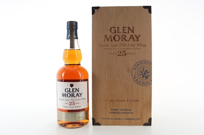 Lot 33 - GLEN MORAY 1988 25 YEAR OLD PORT CASK FINISH