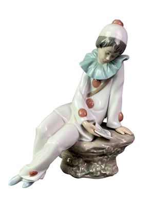 Lot 197 - NAO FIGURE OF A BOY WITH A BANJO