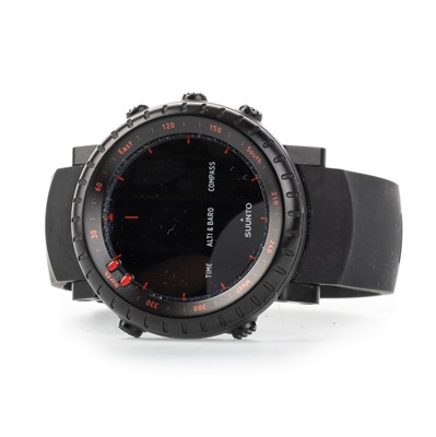 Lot 835 - SUUNTO, CORE BLACK RED ORIENTATION WRISTWATCH