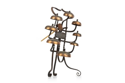 Lot 525 - ART NOUVEAU TABLE XYLOPHONE