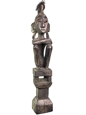 Lot 152 - AFRICAN CARVED WOOD WALL MASK