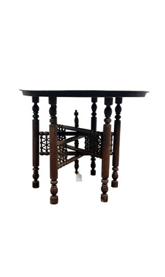 Lot 151 - INDIAN BRASS TABLE