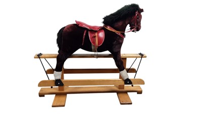 Lot 246 - MODERN LARGE PEGASUS ROCKING HORSE