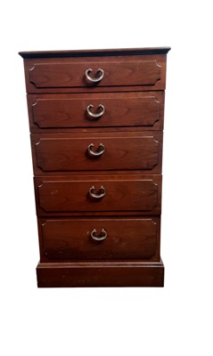 Lot 103 - MODERN FIVE DRAWER CHEST