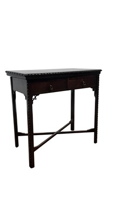 Lot 106 - MAHOGANY TURN OVER CARD TABLE