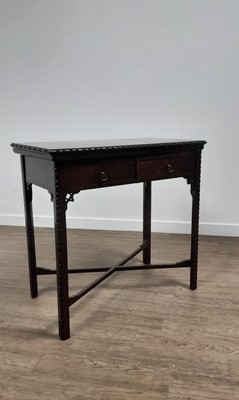 Lot 106 - MAHOGANY TURN OVER CARD TABLE