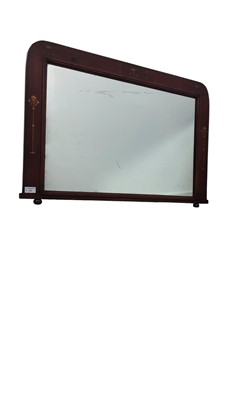 Lot 110 - OVERMANTEL MIRROR