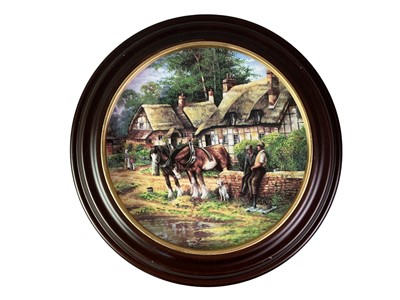 Lot 273 - COLLECTION OF ROYAL DOULTON AND WEDGWOOD CABINET PLATES