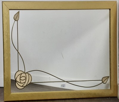 Lot 287 - TWO LARGE CONTEMPORARY WALL MIRRORS