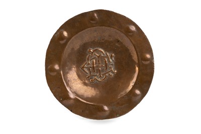 Lot 498 - ARTS & CRAFTS COPPER DISH