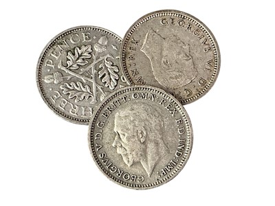 Lot 219 - COLLECTION OF SIXPENCE COINS