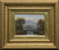 Lot 27 - SCOTTISH SCHOOL, RIVER WITH WATERFALL; and...