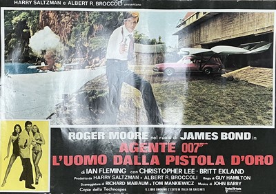 Lot 302 - FOUR ITALIAN JAMES BOND MOVIE POSTERS
