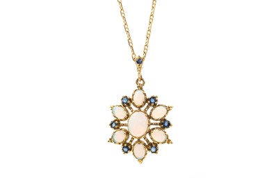 Lot 408 - FLORAL PENDANT