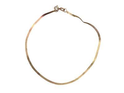 Lot 241 - TWO GOLD NECKCHAINS