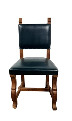 Lot 317 - SET OF SIX OAK DINING CHAIRS