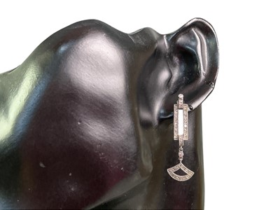 Lot 242 - COLLECTION OF DIAMOND EARRINGS