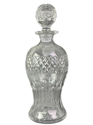 Lot 255 - GLASS CLARET JUG