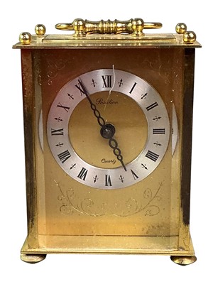 Lot 332 - SMALL REPRODUCTION MANTEL CLOCK