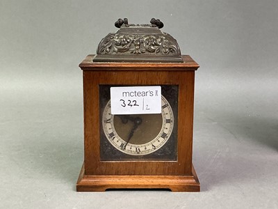 Lot 332 - SMALL REPRODUCTION MANTEL CLOCK