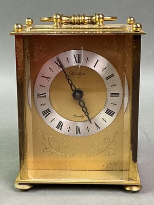 Lot 332 - SMALL REPRODUCTION MANTEL CLOCK