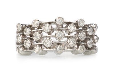 Lot 470 - DIAMOND FIVE ROW BAND