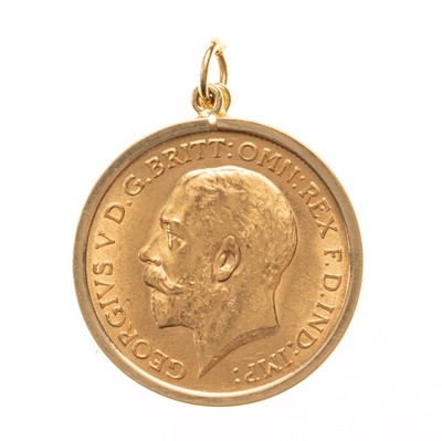 Lot 21 - GEORGE V GOLD HALF SOVEREIGN