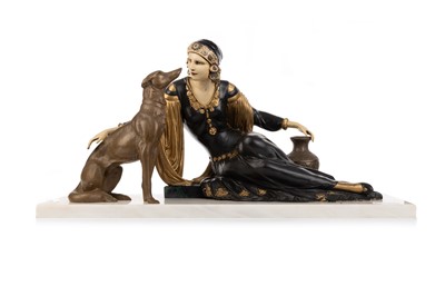 Lot 536 - ART DECO STYLE FIGURE