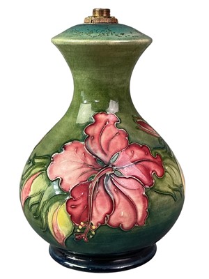 Lot 375 - MOORCROFT TABLE LAMP