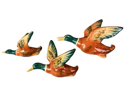 Lot 416 - SET OF THREE FLYING DUCKS