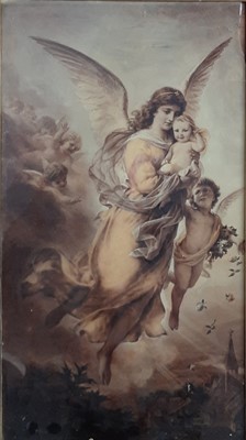 Lot 443 - VICTORIAN CRYSTOLEUM