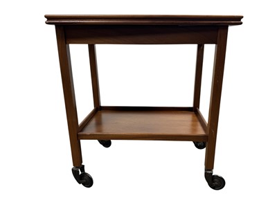 Lot 522 - TEAK CARD TROLLEY