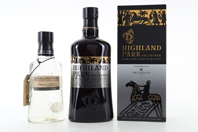 Lot 133 - HIGHLAND PARK VALFATHER AND NEW MAKE SPIRIT 35CL