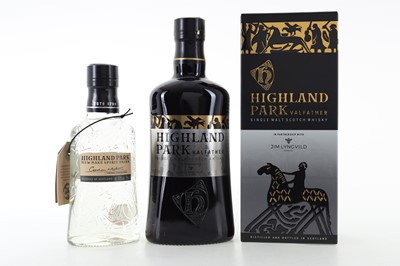 Lot 249 - HIGHLAND PARK VALFATHER AND NEW MAKE SPIRIT 35CL