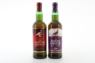 Lot 155 - FAMOUS GROUSE 30 YEAR OLD AND 18 YEAR OLD