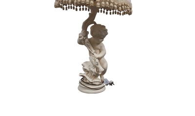 Lot 489 - RESIN FIGURAL TABLE LAMP