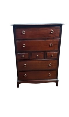 Lot 497 - STAG MAHOGANY BEDROOM FURNITURE