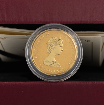 Lot 7 - ELIZABETH II CANADA 2019 MAPLE LEAF ¼ GOLD PROOF COIN